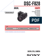 Sony DSC-F828 Service Manual