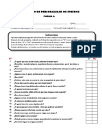 Inventario de Personalidad de Eysenck Forma A