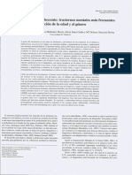 Desarrollo Infantil y Adolescente Trastornos Mentales Más Frecuentes en Función de La Edad y El Género.