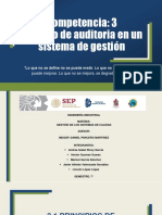 Proceso de Auditoria en Un Sistema de Gestión de La Calidad