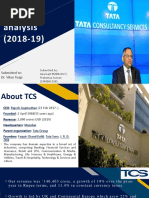 Analysis of Anuual Report of Tata Consultancy Services (TCS) 2019