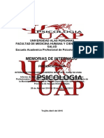 Informe Final de Internado de Psicologia