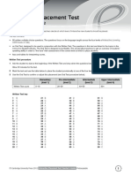 Interactive-Placement Test - Teacher Guide