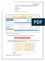 MHT - CET Application Form Demo