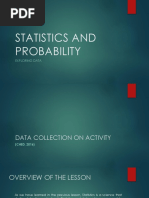 Statistics and Probability - Exploring Data