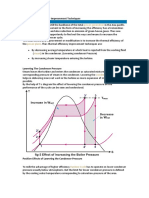 Rankine Cycle Efficiency Improvement Techniques