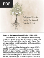 Philippine Literature During Spanish Colonization