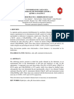 Informe Analítica #2 Hidrólisis de Sales