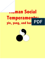 Human Social Temperaments: Yin, Yang, and Harmony