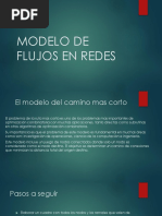 Modelo de Flujos en Redes