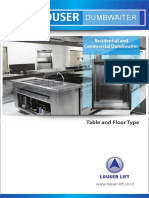 Dumbwaiter Louser Brochure