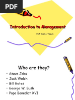 Intro To Management