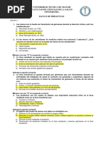 Banco de Preguntas Bioseguridad