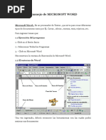 Manual de Manejo de MICROSOFT WORD