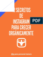 12 Secretos de Instagram para Crecer Orgánicamente - Instagram para Personal Trainers PDF