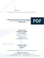 Politique D'attractivité Des IDE Et Dynamique de Croissance Et de Convergence Dans Les Pays Du Sud Est de La Méditerranée