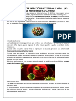 Diferencias Entre Infección Bacteriana y Viral