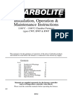 MANUAL DE MUFLA CWF - (Chamber - Furnaces-1200-1300°c)