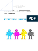 Individual Diffrerences