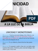 Unicidad y Monoteísmo