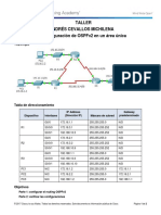 4.1 Packet Tracer - Configuracion OSPF v2