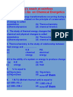 Chemical Energetics 2