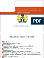 Dankwambo Transition Vers Les Normes IPSAS Et Leur Impact Sur La Transparence, Une Étude de Cas Nigériane