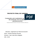 Comparativa Del Rendimiento de Variantes Del Protocolo TCP en Satélites Geoestacionarios