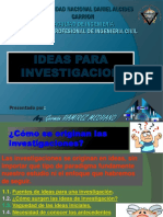 Sesion #03 - Ideas para Investigar