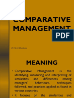 Comparative Management