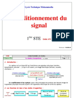 Conditionnement Du Signal Unité ATC 1STE Bouchaib MAHBAB PDF