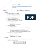 Prática 9 - Preparo e Padronização de Uma Solução de Na2S2O3