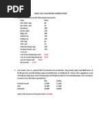 Costing Accounting Problems