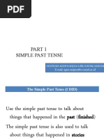 Part 1 - Simple Past Tense