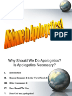 1 Lecture Why Do Apologetics