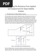 Rocscience Computing Pile Resistance From Applied Soil Displacement For Slope Stability Analysis