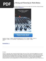Audio Effects Mixing and Mastering PDF
