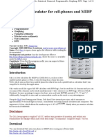 Calc - Java Calculator For Cell-Phones and MIDP Devices
