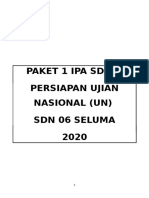 Prediksi 01 Soal UN IPA SD (Plus Kunci Pembahasan)