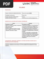 Syllabus Dibujo Al Natural PDF