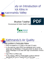 Case Study On Introduction of Clean Brick Kilns in Kathmandu Valley