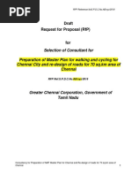 Draft RFP - Chennai NMT Master Plan and Redesign of Roads of 70 SQKM Area PDF