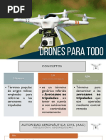 Concepto de Drones