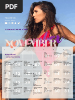 NovemberWorkoutCalendar 2019 Funfittcom withSusanaYabar