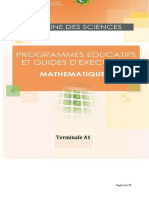 Programme Eductif Maths TA1 CND 20-2