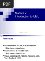 Introduction To UML: Lawrence Chung CS6358.OT1: Module 2 1