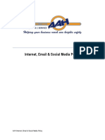 Internet, Email and Social Media Policy PDF