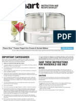 Cuisinart Ice 40 Flavor Duo Manual