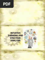 Intuitive Thinking and Strategic Analysis