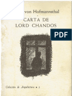 Hofmannsthal-Carta de Lord Chandos - MANIPULABLE